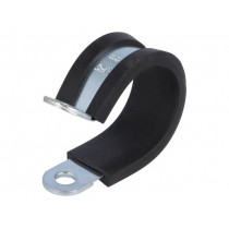 LKD12212; Fixing clamp; ØBundle : 22mm; W: 12mm; steel; Cover material: EPDM; MPC INDUSTRIES