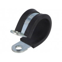 LKD12215; Fixing clamp; ØBundle : 22mm; W: 15mm; steel; Cover material: EPDM; MPC INDUSTRIES
