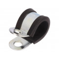 LKD12225; Fixing clamp; ØBundle : 22mm; W: 25mm; steel; Cover material: EPDM; MPC INDUSTRIES