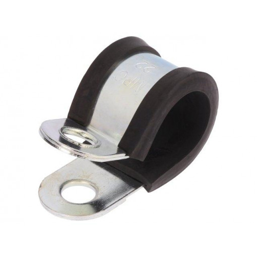LKD12225; Fixing clamp; ØBundle : 22mm; W: 25mm; steel; Cover material: EPDM; MPC INDUSTRIES