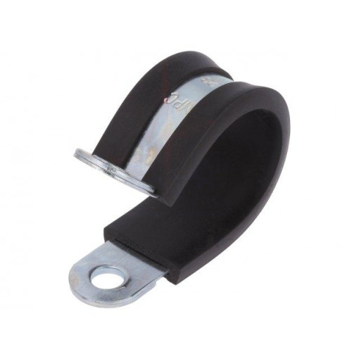 LKD12315; Fixing clamp; ØBundle : 23mm; W: 15mm; steel; Cover material: EPDM; MPC INDUSTRIES