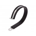 LKD1527A; Fixing clamp; ØBundle : 65mm; W: 13mm; steel; Cover material: EPDM; MPC INDUSTRIES LKD1527A; Fixing clamp; ØBundle : 65mm; W: 13mm; steel; Cover material: EPDM; MPC INDUSTRIES