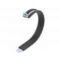 LKD15412; Fixing clamp; ØBundle : 54mm; W: 12mm; steel; Cover material: EPDM; MPC INDUSTRIES LKD15412; Fixing clamp; ØBundle : 54mm; W: 12mm; steel; Cover material: EPDM; MPC INDUSTRIES