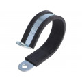 LKD15520; Fixing clamp; ØBundle : 55mm; W: 20mm; steel; Cover material: EPDM; MPC INDUSTRIES LKD15520; Fixing clamp; ØBundle : 55mm; W: 20mm; steel; Cover material: EPDM; MPC INDUSTRIES