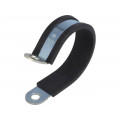 LKD16025; Fixing clamp; ØBundle : 60mm; W: 25mm; steel; Cover material: EPDM; MPC INDUSTRIES LKD16025; Fixing clamp; ØBundle : 60mm; W: 25mm; steel; Cover material: EPDM; MPC INDUSTRIES