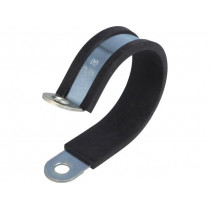 LKD16025; Fixing clamp; ØBundle : 60mm; W: 25mm; steel; Cover material: EPDM; MPC INDUSTRIES