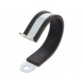 LKD16125; Fixing clamp; ØBundle : 61mm; W: 25mm; steel; Cover material: EPDM; MPC INDUSTRIES LKD16125; Fixing clamp; ØBundle : 61mm; W: 25mm; steel; Cover material: EPDM; MPC INDUSTRIES