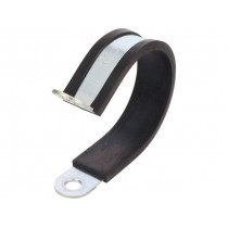 LKD16125; Fixing clamp; ØBundle : 61mm; W: 25mm; steel; Cover material: EPDM; MPC INDUSTRIES