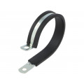 LKD17525; Fixing clamp; ØBundle : 75mm; W: 25mm; steel; Cover material: EPDM; MPC INDUSTRIES