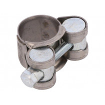 S2017; T-bolt clamp; W: 18mm; Clamping: 17÷19mm; chrome steel AISI 430; MPC INDUSTRIES