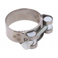 S2040; T-bolt clamp; W: 20mm; Clamping: 10÷43mm; chrome steel AISI 430; MPC INDUSTRIES