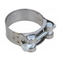 S2048; T-bolt clamp; W: 22mm; Clamping: 48÷51mm; chrome steel AISI 430; MPC INDUSTRIES