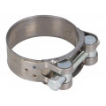 S2052; T-bolt clamp; W: 22mm; Clamping: 52÷55mm; chrome steel AISI 430; MPC INDUSTRIES