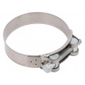 S2092; T-bolt clamp; W: 24mm; Clamping: 92÷97mm; chrome steel AISI 430; MPC INDUSTRIES