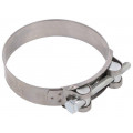 S2098; T-bolt clamp; W: 24mm; Clamping: 98÷103mm; chrome steel AISI 430; MPC INDUSTRIES