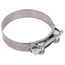 S2098; T-bolt clamp; W: 24mm; Clamping: 98÷103mm; chrome steel AISI 430; MPC INDUSTRIES