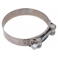 S2104; T-bolt clamp; W: 24mm; Clamping: 104÷112mm; chrome steel AISI 430; MPC INDUSTRIES