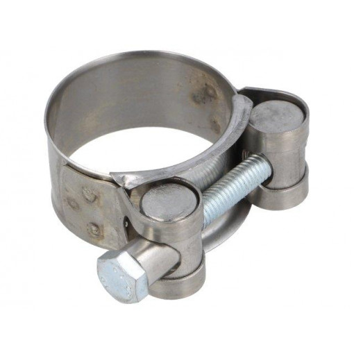 S4032; T-bolt clamp; W: 20mm; Clamping: 32÷35mm; chrome steel AISI 430; MPC INDUSTRIES