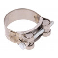 S4044; T-bolt clamp; W: 22mm; Clamping: 44÷47mm; chrome steel AISI 430; MPC INDUSTRIES