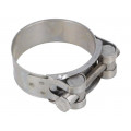 S4052; T-bolt clamp; W: 22mm; Clamping: 52÷55mm; chrome steel AISI 430; MPC INDUSTRIES