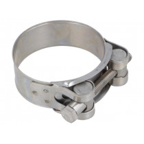 S4052; T-bolt clamp; W: 22mm; Clamping: 52÷55mm; chrome steel AISI 430; MPC INDUSTRIES