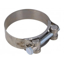 S4068; T-bolt clamp; W: 24mm; Clamping: 68÷73mm; chrome steel AISI 430; MPC INDUSTRIES