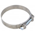 S4113; T-bolt clamp; W: 24mm; Clamping: 113÷121mm; chrome steel AISI 430; MPC INDUSTRIES