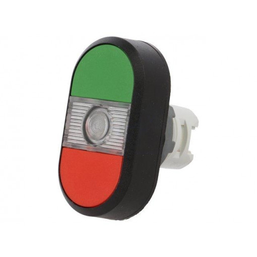 1SFA611130R1108; Switch: double; Stabl.pos: 1; 22mm; green/red; Illumin: MLB-1; IP66; ABB 1SFA611130R1108; Switch: double; Stabl.pos: 1; 22mm; green/red; Illumin: MLB-1; IP66; ABB