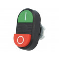 1SFA611142R1106; Switch: double; Stabl.pos: 1; 22mm; green/red; Illumin: none; IP66; ABB