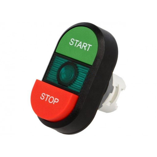 1SFA611144R1102; Switch: double; Stabl.pos: 1; 22mm; green-red; Illumin: MLB-1; IP66; ABB