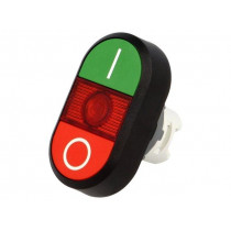 1SFA611131R1101; Switch: double; Stabl.pos: 1; 22mm; green/red; Illumin: MLB-1; IP66; ABB 1SFA611131R1101; Switch: double; Stabl.pos: 1; 22mm; green/red; Illumin: MLB-1; IP66; ABB