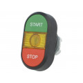 1SFA611133R1103; Switch: double; Stabl.pos: 1; 22mm; green/red; Illumin: MLB-1; IP66; ABB