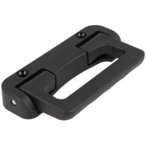 43801; Holder; Mat: technopolymer (PA); black; L: 74mm; W: 135mm; D: 20mm; ELESA+GANTER