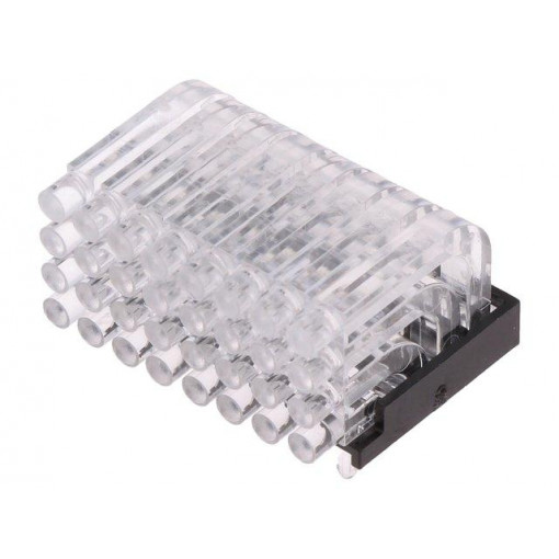 1296.2084; Fibre for LED; round; Ø2mm; No.of mod: 32; Front: convex; MENTOR