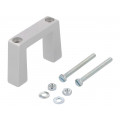 3268.1111; Handle; Mat: aluminium; grey; H: 40mm; L: 57.5mm; W: 12.2mm; MENTOR 3268.1111; Handle; Mat: aluminium; grey; H: 40mm; L: 57.5mm; W: 12.2mm; MENTOR
