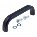 3277.0883; Handle; Mat: aluminium; black; H: 29mm; L: 96mm; W: 12mm; MENTOR 3277.0883; Handle; Mat: aluminium; black; H: 29mm; L: 96mm; W: 12mm; MENTOR
