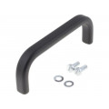 3277.1003; Handle; Mat: aluminium; black; H: 39mm; L: 108mm; W: 12mm; MENTOR 3277.1003; Handle; Mat: aluminium; black; H: 39mm; L: 108mm; W: 12mm; MENTOR