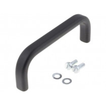 3277.1003; Handle; Mat: aluminium; black; H: 39mm; L: 108mm; W: 12mm; MENTOR