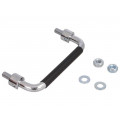 3286.1203; Handle; Mat: chromium plated steel; H: 43mm; L: 120mm; W: 10mm; MENTOR 3286.1203; Handle; Mat: chromium plated steel; H: 43mm; L: 120mm; W: 10mm; MENTOR