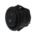 MR5-110-R5N-BB; ROCKER; SPST; Pos: 2; OFF-ON; 3A/250VAC; black; none; 20mΩ; UL94V-2; CANAL ELECTRONIC