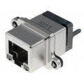 MRJ-5480-01; Socket; RJ45; UL94V-0; IP67; THT; for panel mounting; straight; AMPHENOL