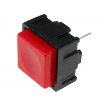 ; Switch: keypad; Pos: 2; SPST-NO; 0.025A/50VDC; red; 7.5mm; NINIGI ; Switch: keypad; Pos: 2; SPST-NO; 0.025A/50VDC; red; 7.5mm; NINIGI