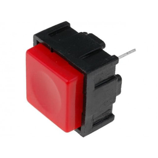 ; Switch: keypad; Pos: 2; SPST-NO; 0.025A/50VDC; red; 7.5mm; NINIGI ; Switch: keypad; Pos: 2; SPST-NO; 0.025A/50VDC; red; 7.5mm; NINIGI