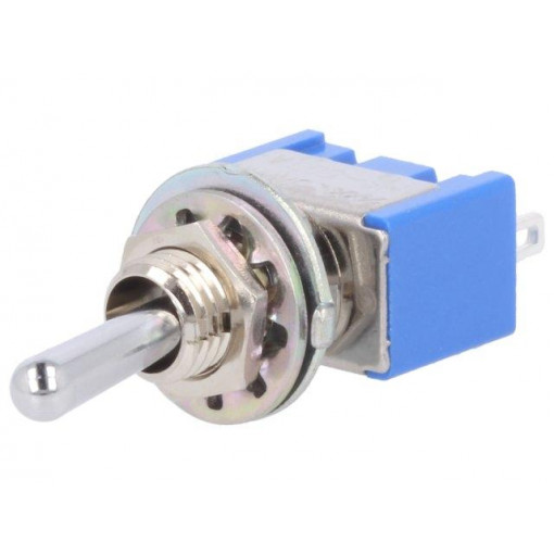 MS-500A-B; Switch: toggle; Pos: 2; SPDT; ON-ON; 6A/125VAC; Leads: for soldering; MIYAMA