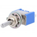 MS-500B-B; Switch: toggle; Pos: 2; SPDT; ON-(ON); 6A/125VAC; -10÷55°C; 1kV; MIYAMA
