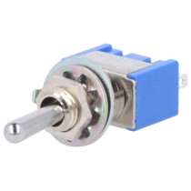 MS-500B-B; Switch: toggle; Pos: 2; SPDT; ON-(ON); 6A/125VAC; -10÷55°C; 1kV; MIYAMA MS-500B-B; Switch: toggle; Pos: 2; SPDT; ON-(ON); 6A/125VAC; -10÷55°C; 1kV; MIYAMA