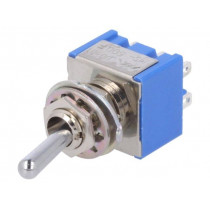 MS-500F-B; Switch: toggle; Pos: 2; DPDT; ON-ON; 6A/125VAC; Leads: for soldering; MIYAMA MS-500F-B; Switch: toggle; Pos: 2; DPDT; ON-ON; 6A/125VAC; Leads: for soldering; MIYAMA