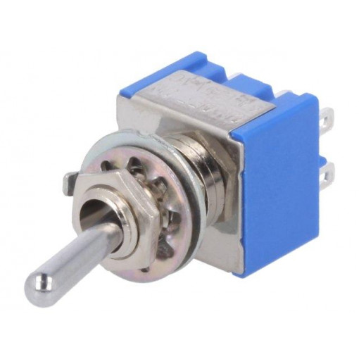 MS-500H-B; Switch: toggle; Pos: 3; DP3T; ON-OFF-ON; 6A/125VAC; -10÷55°C; 1kV; MIYAMA