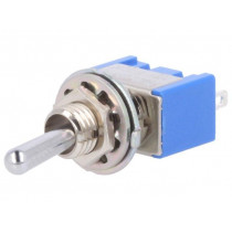 MS-500K-B; Switch: toggle; Pos: 2; SPST; ON-OFF; 6A/125VAC; -10÷55°C; 1kV; MIYAMA