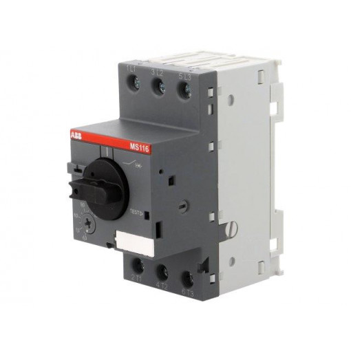 1SAM250000R1010; Motor breaker; 4kW; 208÷690VAC; DIN; Overcurrent release: 6.3÷10A; ABB 1SAM250000R1010; Motor breaker; 4kW; 208÷690VAC; DIN; Overcurrent release: 6.3÷10A; ABB